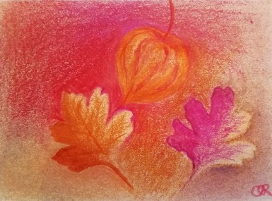 Bladeren. Een contrastoefening die goed inzetbaar is bij neurodiversiteit. Hoe neem je de wereld waar?