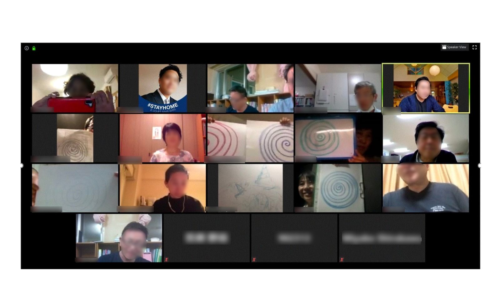 Kunstzinnige workshop via digitale weg voor Japanse hulpeverleners